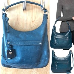 Frye Melissa Large Leather Hobo Bag